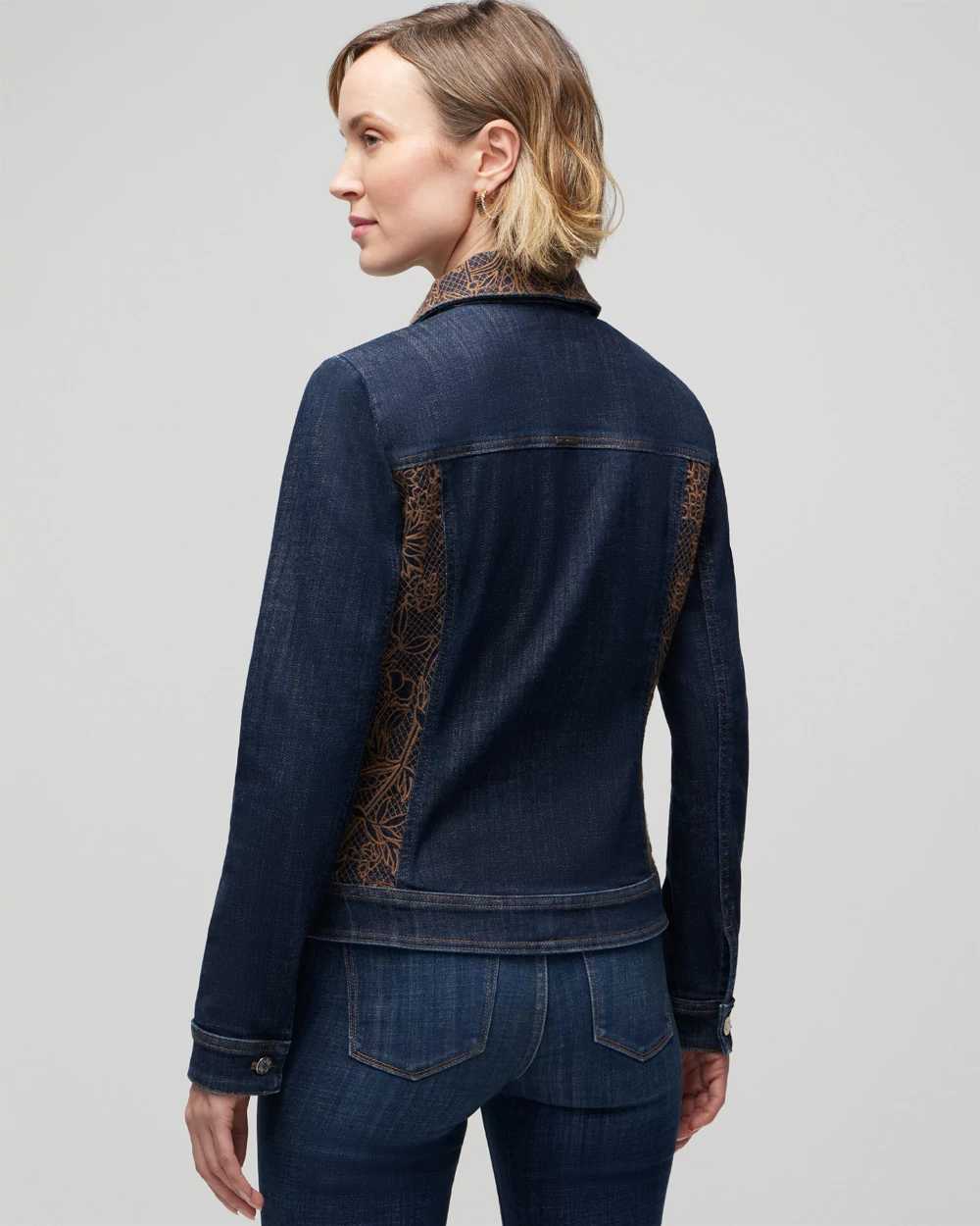 Whbm denim jacket top